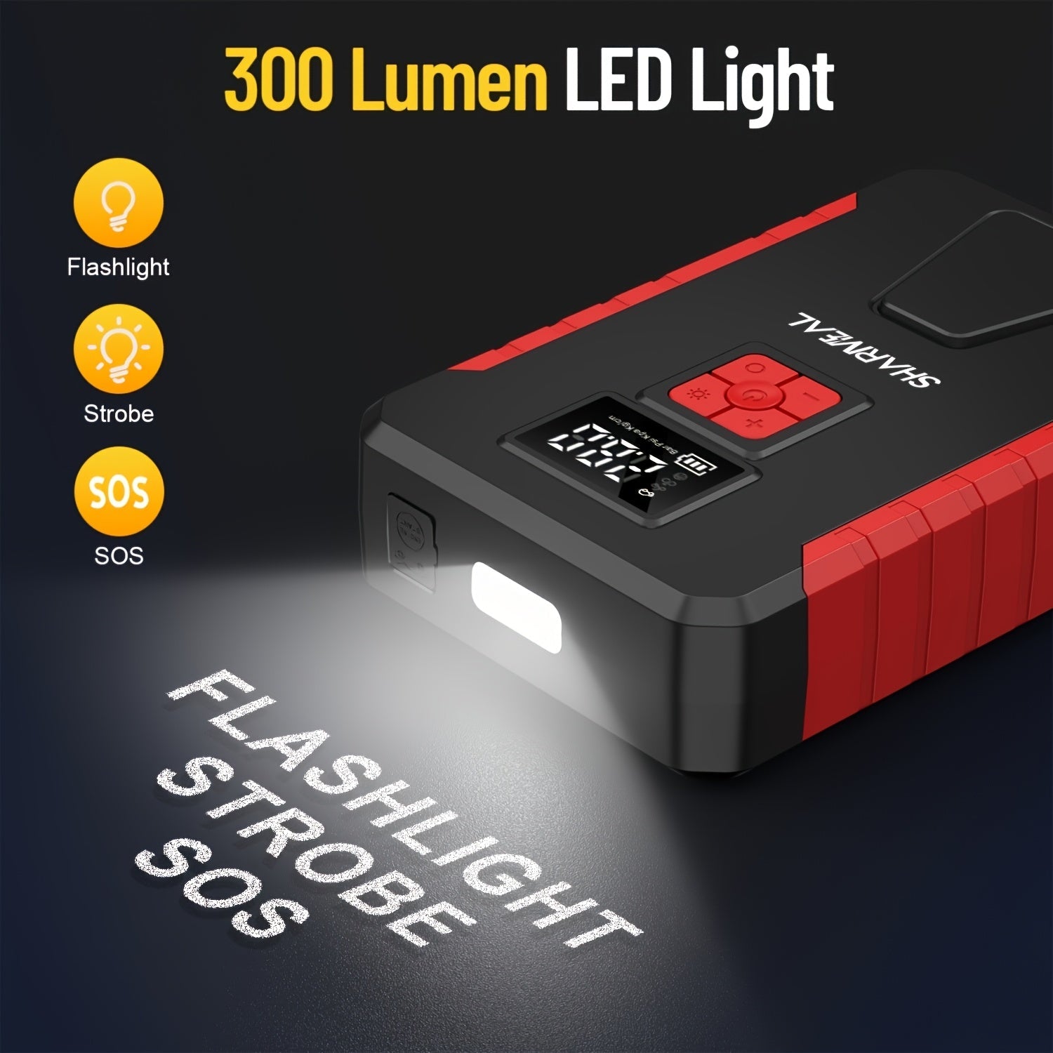 Portable Car Jump Starter & Air Compressor