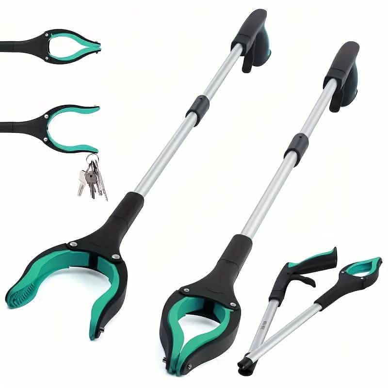 32" Heavy-Duty Steel Folding Trash Picker