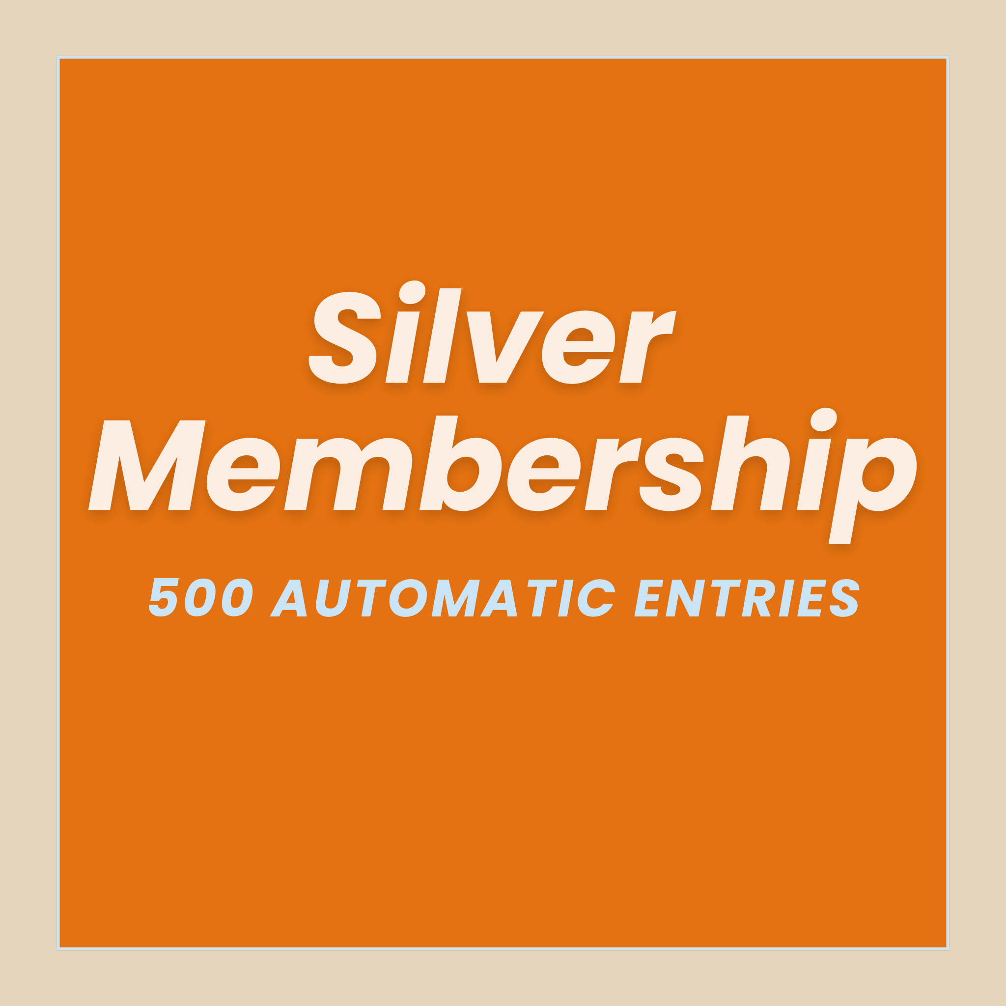 Silver Membership