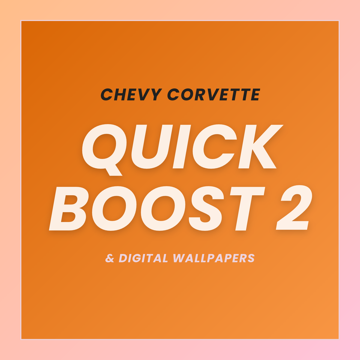 Chevrolet Corvette Quick Boost 2