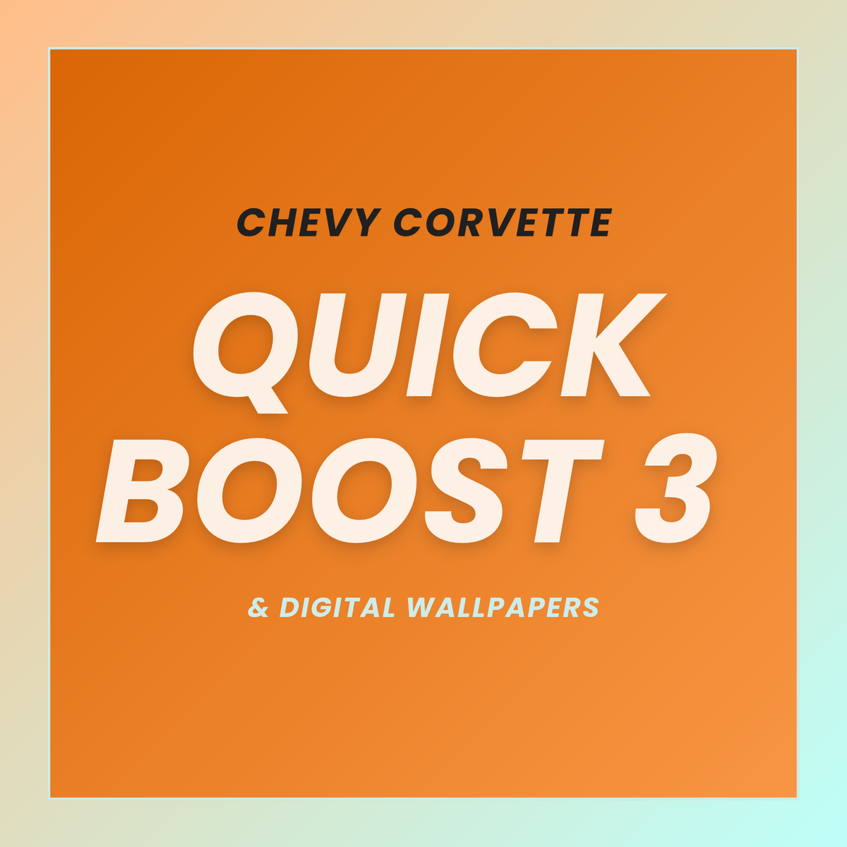 Chevrolet Corvette Quick Boost 3