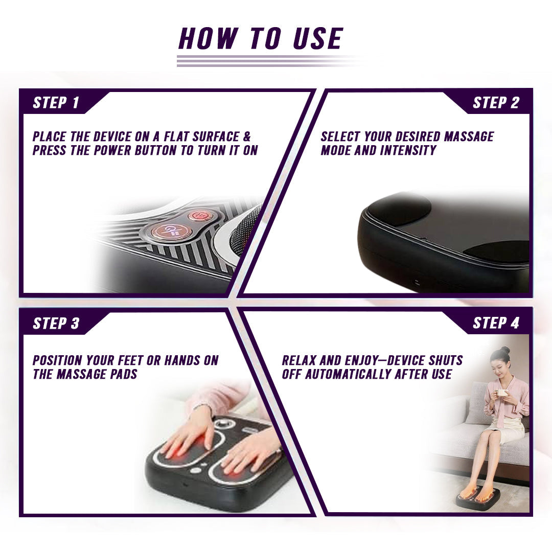 Deep Tissue Foot Massager with Heat