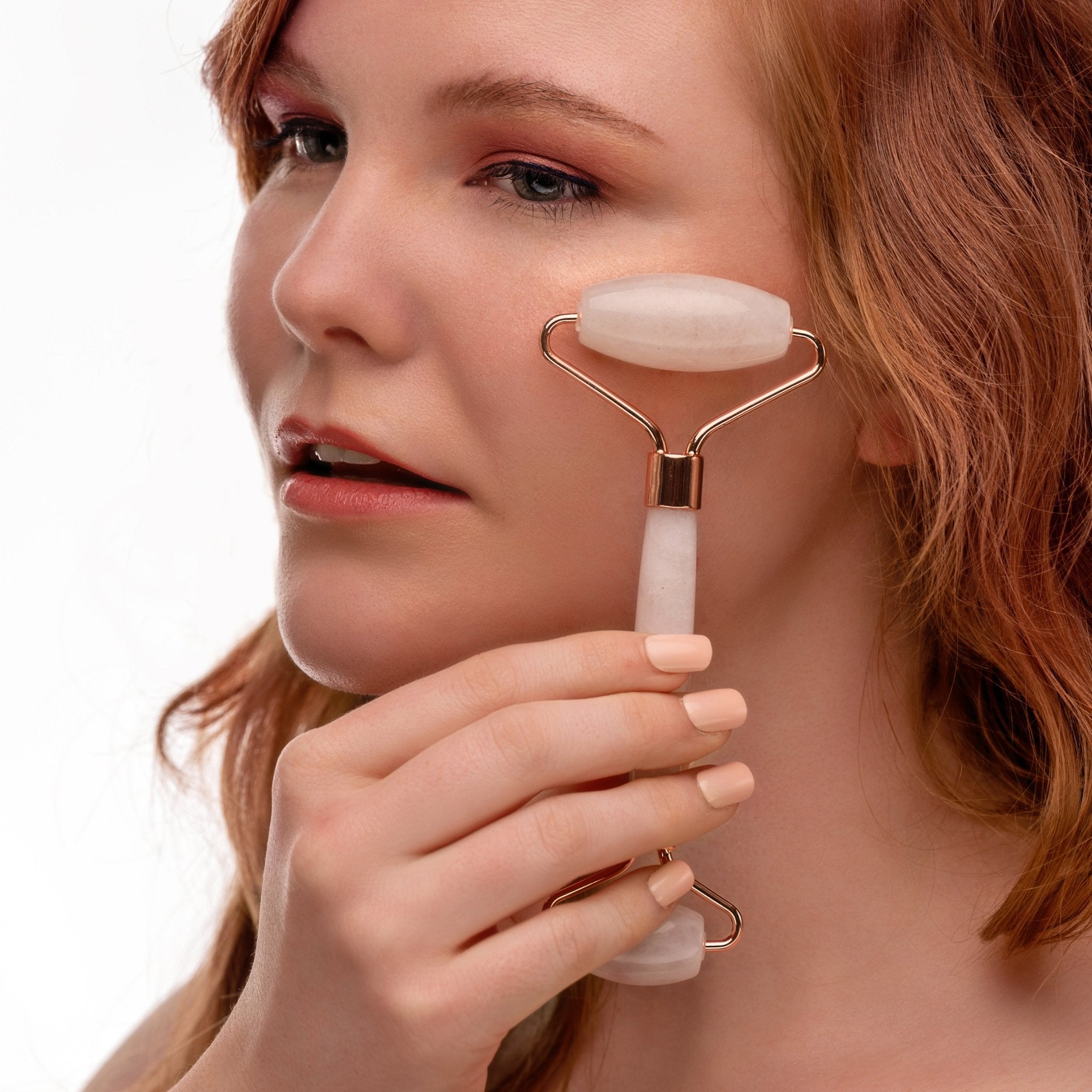 Rose Quartz Dual-Sided Facial Roller