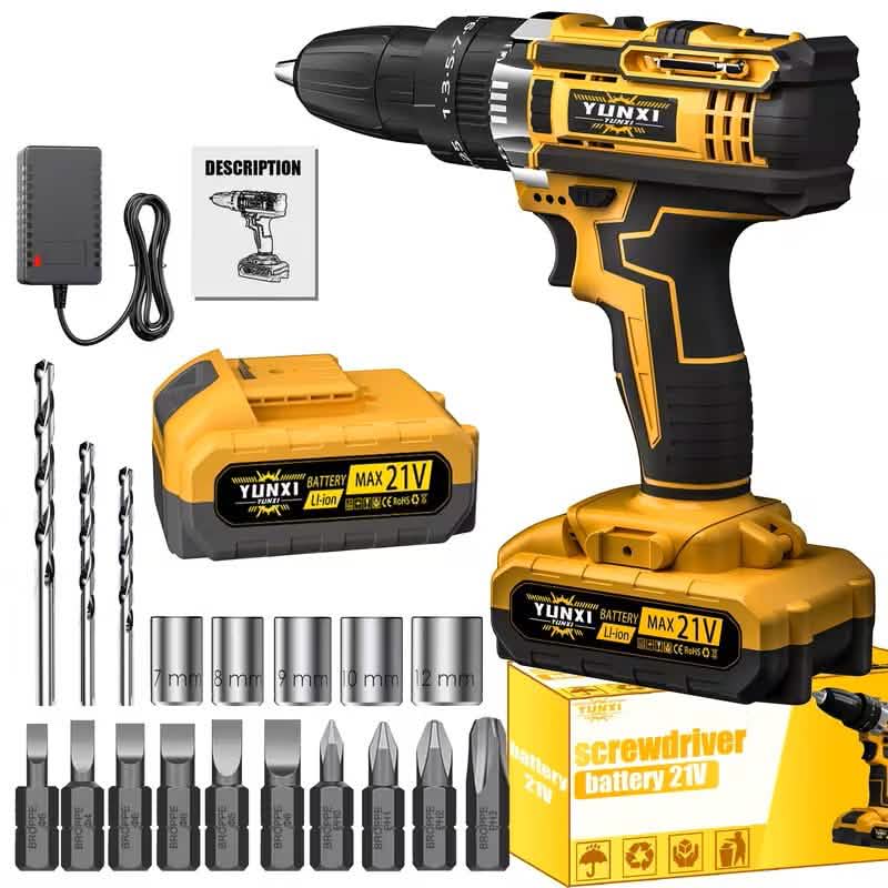 21V Cordless Brushless Impact Wrench Kit