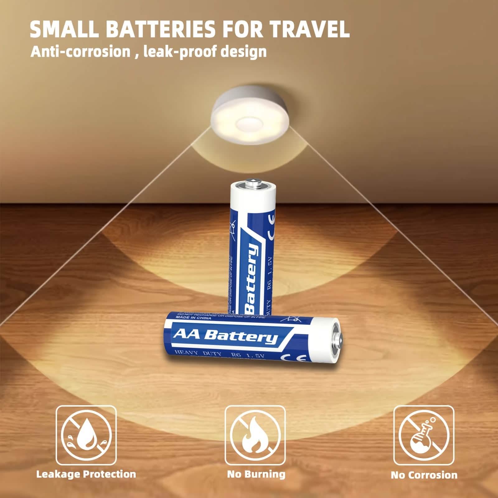 48-Pack: AA + AAA Carbon Battery Combo