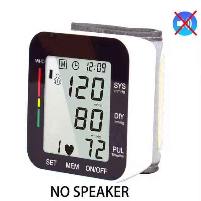 Digital Wrist Blood Pressure Monitor