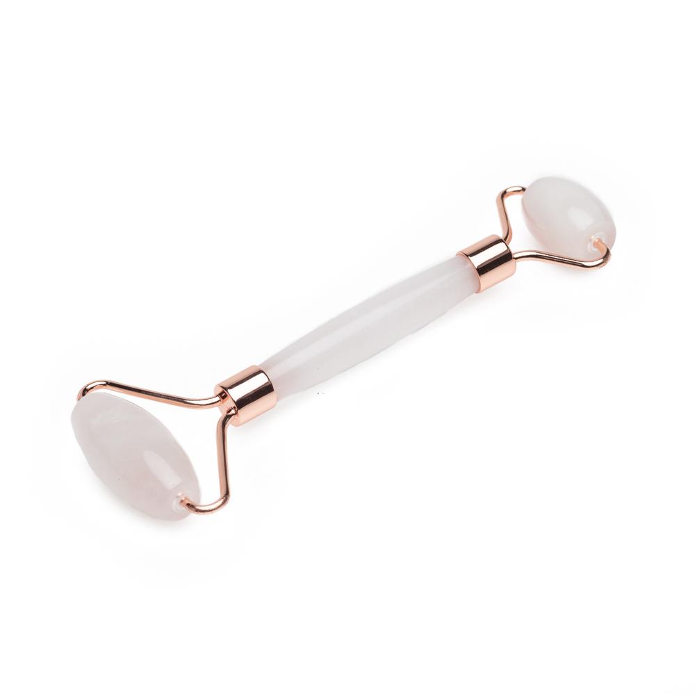 Rose Quartz Dual-Sided Facial Roller