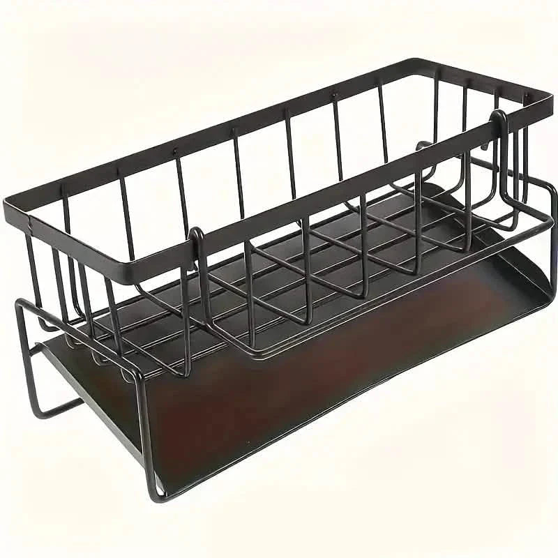 Multi-Functional Household Sink Organizer with Drain Basket