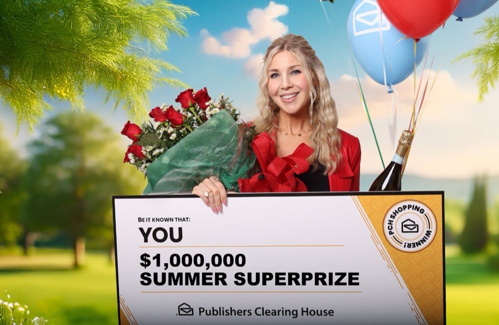 $1,000,000 Summer SuperPrize check
